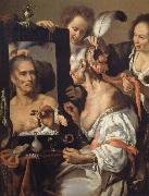 Bernardo Strozzi Woman at the mirror Germany oil painting artist